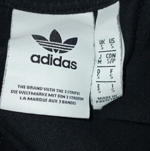 Adidas Originals Flamestrike Black Graphic T-Shirt Sz.S - Picture 4 of 4